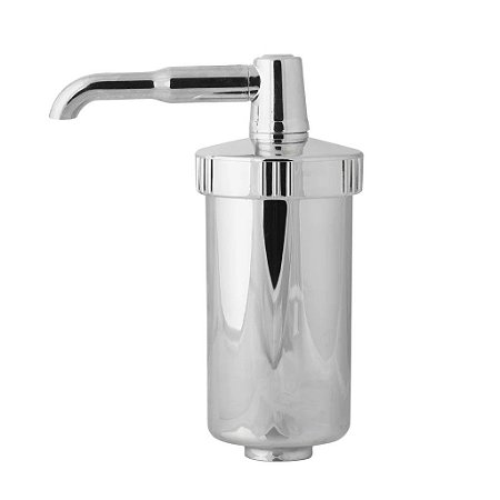 Copo Filtro com Vela Cromado ABS Universal