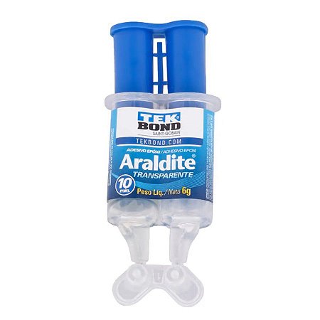 Araldite Transparente Adesivo Epóxi Seringa 6g Tekbond