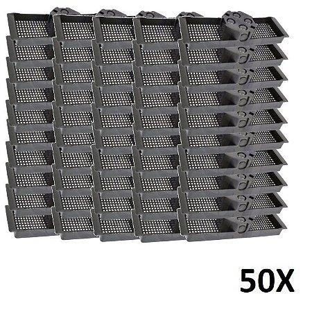 Kit 50 Caixa Luz Suporte P/ Laje Octogonal 30cm Tuboline