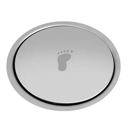 Ralo Click Inteligente Banheiro 10cmx10cm Redondo Central