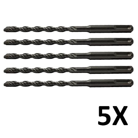 Kit 5 Broca Martelete Sds Plus Concreto 8mmX160mm Irwin