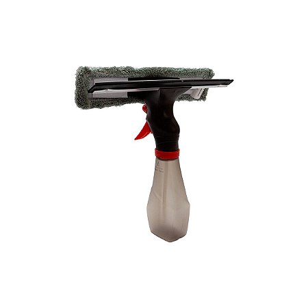 Rodo Limpa Vidros 3 em 1 Spray Esfregão Borrifador 280ml