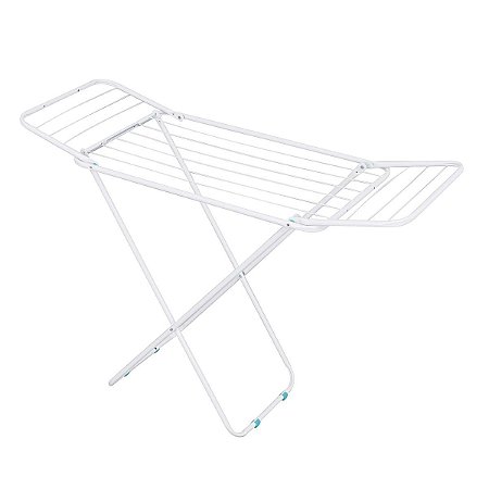 Varal Chão Abas Portátil Retrátil Apto Lavanderia 1,4Mx50cm