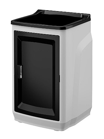 Gabinete Tanque Lavandeira Plástico GTQ0 Branco Preto Astra