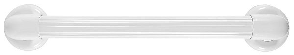 Barra de Apoio Alça de Acessibilidade PVC Branca 30cm Astra