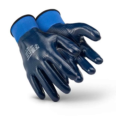 Luva Nitrílica Impermeável Óleo Mecânico Automotivo SS1002L