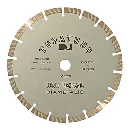 Disco Corte Diamantado Segmentado Topa Tudo 230mm Diametalic