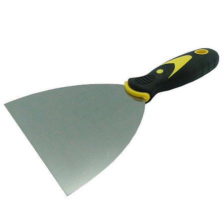 Espátula De Aço Lisa Com Cabo Emborrachado 5" 0,7mm