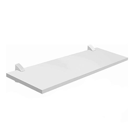 Prateleira Moderna Parede Sala Quarto Mdf Branca 60x20cm