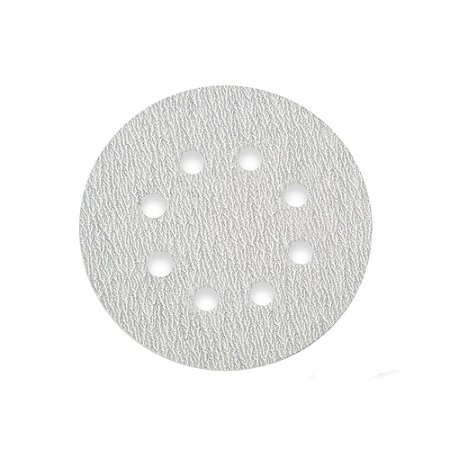 Kit 10 Disco Lixa Pluma Orbital 125mm 5" 8 Furos Grão 120