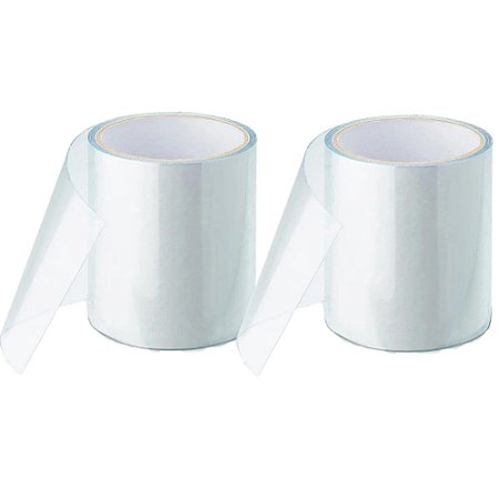 Kit 2 Fita Autoadesiva Impermeável Transparente 1,5m x 10cm