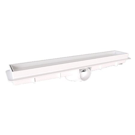 Ralo Linear Invisível Oculto Sifonado Branco 5x70cm Estrela