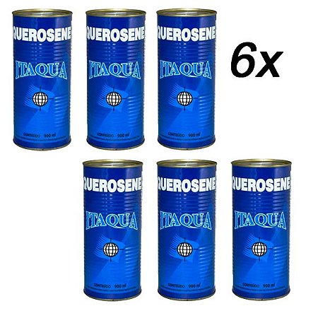 Kit 6 Querosene P/ Limpeza Manutenção Desengordurante 900ml