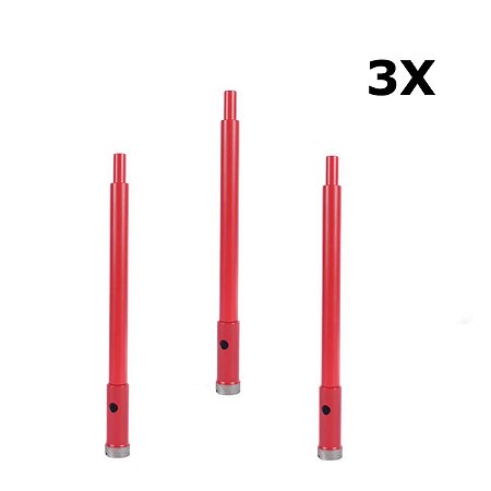 Kit 3 Serra Copo Diamantada Haste Furadeira 30mm Diametalic