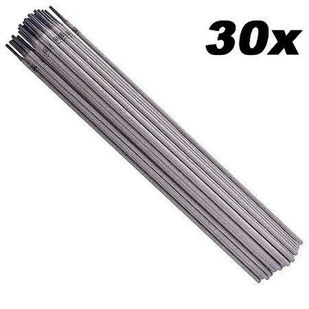 Kit 30 Vareta Eletrodo Revestido P/ Solda E6013 3,25mmx350mm