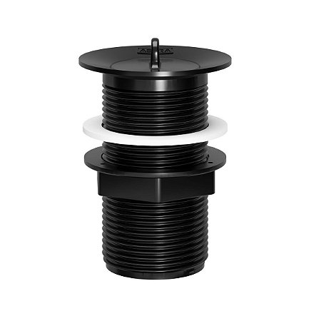 Válvula P/ Tanque Lavatório C/ Tampa Preta 1.1/4'' Astra