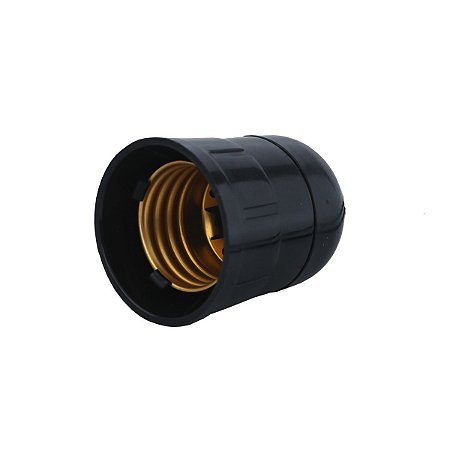 Soquete Bocal Suporte Luz Porta Lâmpada E27 2A 250V Preto