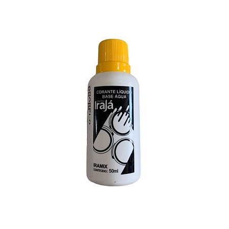 Pigmento Corante Líquido Bisnaga Tinta 50ml Amarelo Irajá