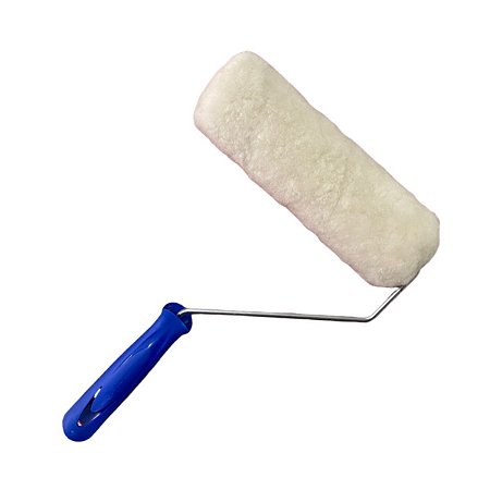 Rolo Pintura Pele Carneiro Látex Acrílica C/ Cabo 23cm Tigre