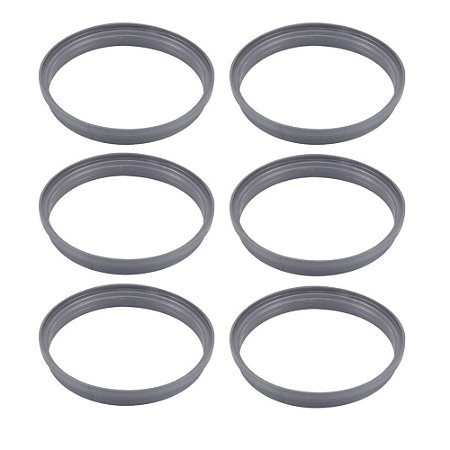 Kit 6 Porta Grelha Ralo Redondo Caxilho Cinza 150mm Tigre