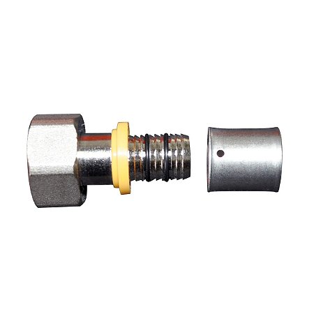 Conexão Fixa Fêmea 1/2'' p/ Gás 16mm Pex Multicamadas Astra