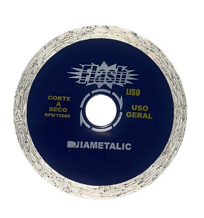 Disco Diamantado Flash Liso Uso Geral 110 X 20mm Diametalic