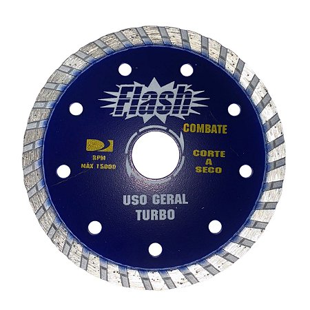 Disco Diamantado Flash Turbo Uso Geral 110 X 20mm Diametalic