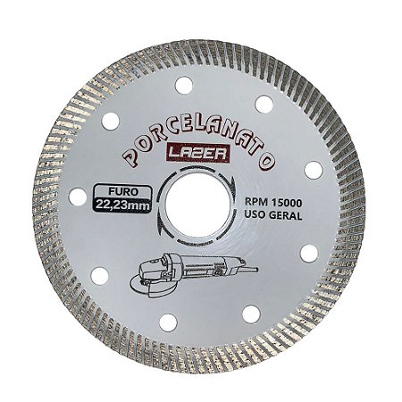 Disco Diamantado Porcelanato Laser 110 X 22,23mm Diametalic