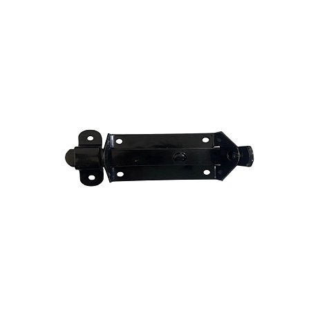 Trinco Fecho Chato P/ Portão Porta Cadeado 9x3cm Nº2 Preto