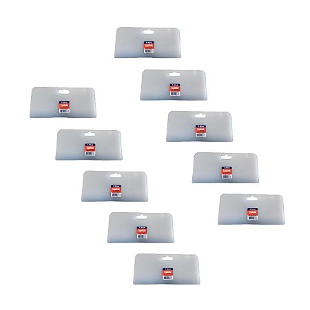 Kit 10 Espátula Aplicador Plástica Celuloide 20x8,8cm Atlas