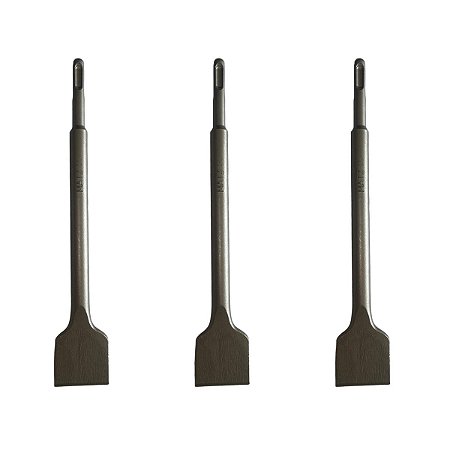 Kit 3 Talhadeira Martelete Rompedor SDS Plus 40x250mm Matz