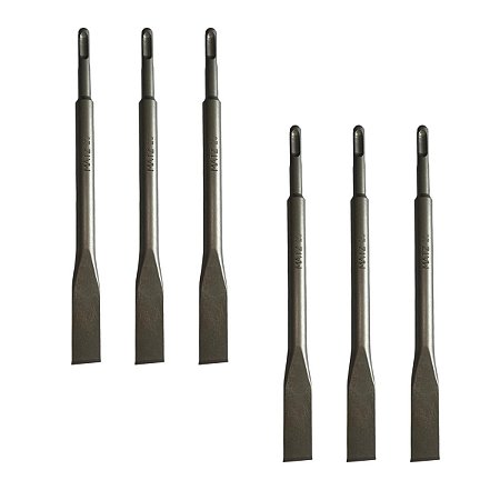 Kit 6 Talhadeira Martelete Rompedor SDS Plus 20x250mm Matz