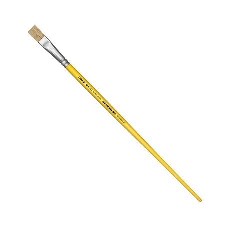 Pincel Chato Longo Cerda Natural 815-12 Nº12 Médio Tigre