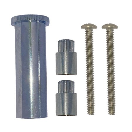 Prolongador Registro 16 Estrias P/ Deca Docol Cromado 20mm
