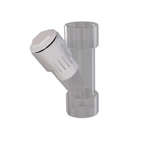Junção Filtro Y Conexão Roscável PVC Cristal 3/4'' Estrela