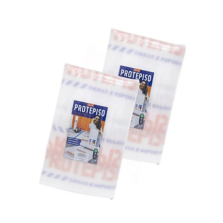Kit 2 Manta Protepiso Proteção Pintura Reforma 1,2 X 5m Epex