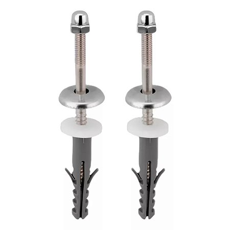 Kit Fixação Inox P/ Tanque Lavatório Bacia Bucha N10 Forusi