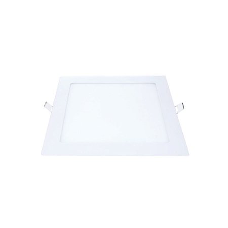 Painel Plafon LED Embutir Quadrado Luz Neutra 6500K 24W 29cm