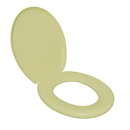 Assento Sanitário Oval Universal Almofadado Bege Astra