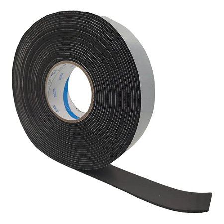 Fita Adesiva Espuma Elastomérica 45mmX10m Preta TecTape
