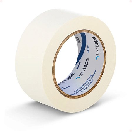 Fita Crepe Uso Geral Pintura 48mmX50m Bege Tectape