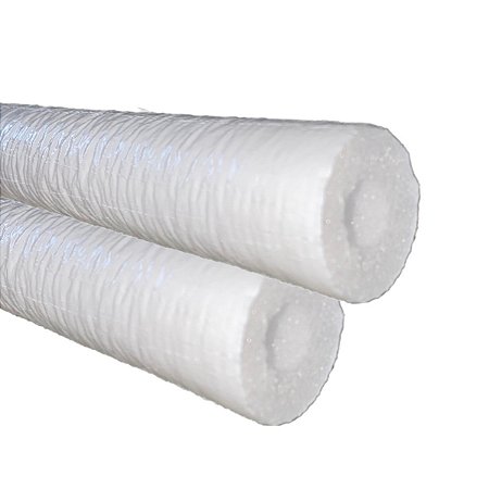 Kit 2 Tubo Esponjoso Blindado 3/8'' 9,52mm Branco 4m Epex