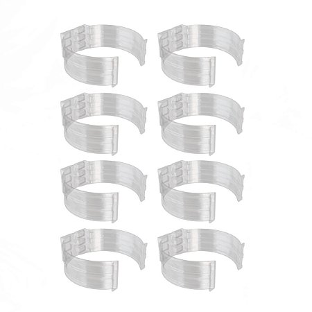 Kit 8 Abraçadeira Impacto P/ Cano 20mm 1/2'' Incolor Estrela