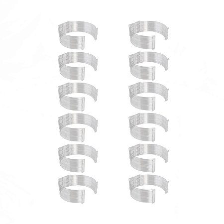 Kit 12 Abraçadeira Impacto Cano 20mm 1/2'' Incolor Estrela