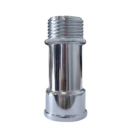 Extensão P/ Torneira Média 1/2'' 58mm Metal Cromado Garden