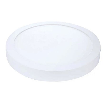 Painel Plafon LED Sobrepor Red Luz Branca 6500K 18W 22cm