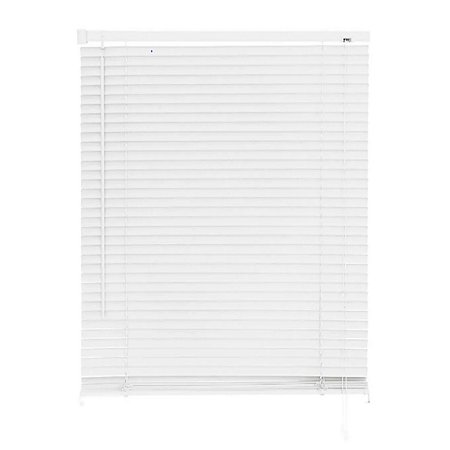 Persiana Cortina Horizontal Branca PVC 25mm 120x160cm Atlas