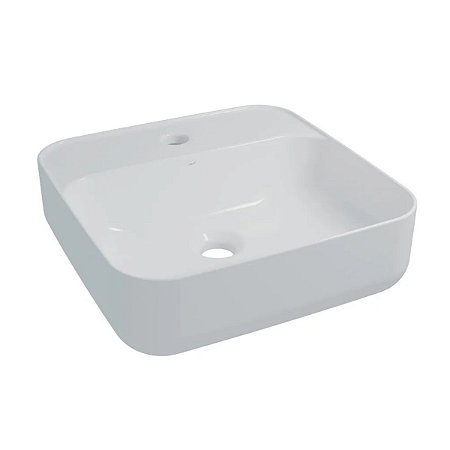 Cuba Pia Apoio Louça Sottile Quadrada 39cm Branca Japi