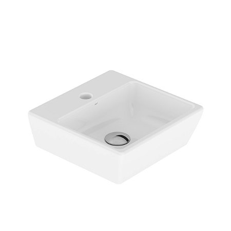 Cuba Pia Apoio Louça Bari Quadrada 35cm Branca Japi