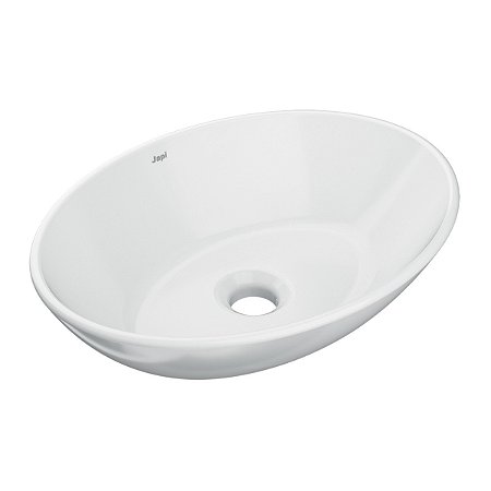 Cuba Pia Apoio Louça Modena Oval 42x31cm Branca Japi